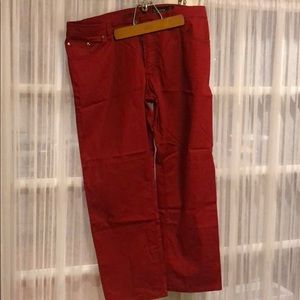 Pierre Cardin Red Jeans - Pima Cotton - 42x32